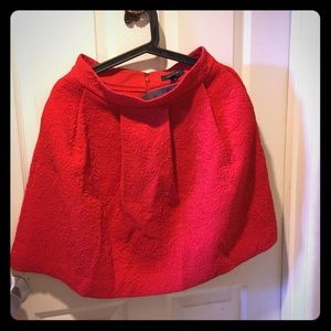 ❤️ ANN TAYLOR 2P Red Skirt ❤️